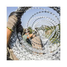 Hot Sale Good Price Electric Galvanized Welded Razor Barbed Wire  Mesh Fence